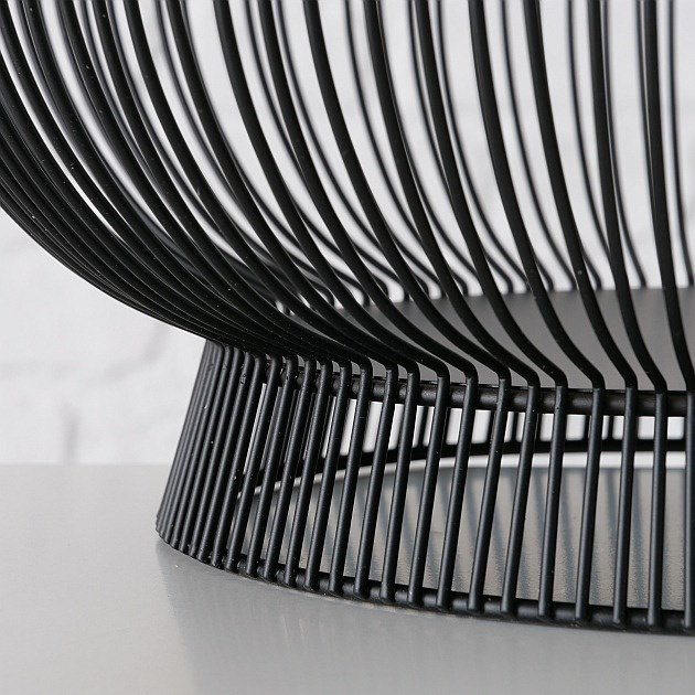 Fructiera metalica, Balu, 2 buc, negru