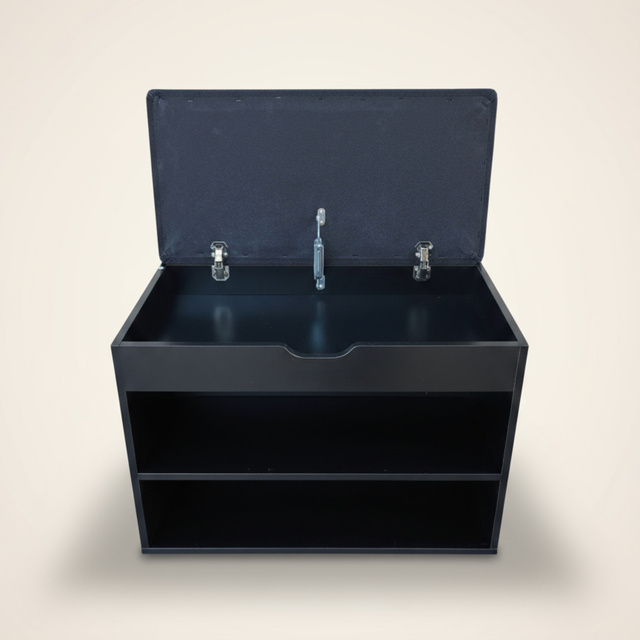 Dulap pentru pantofi cu loc de șezut LEVA, 60 x 30 x 47 cm