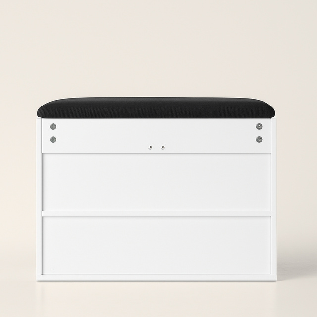 Dulap pentru pantofi cu loc de șezut LEVA, 60 x 30 x 47 cm