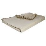 Cuvertură de pat din bumbac 230 x 250 cm, bej, Atmosphera