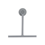 Răzuitor de baie cu ventuză, 22,5 x 21,9 cm