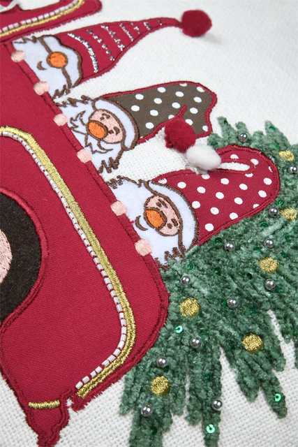 Perna decorativă KLAUS, cu motiv sărbătoresc, 40 × 60 cm