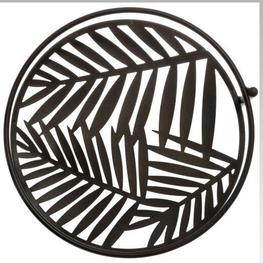 Un suport metalic pentru plante LEAF, 3 suporturi pentru flori, 49 cm