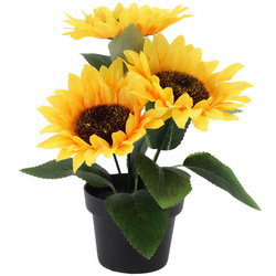 Planta artificiala de floarea soarelui, 20 cm 