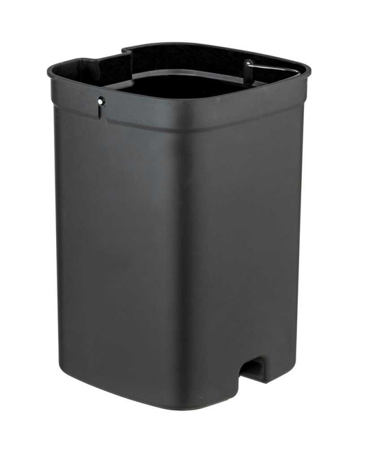 Cos de gunoi pentru baie cu pedala DAVOS, alb, 5 L, Wenko