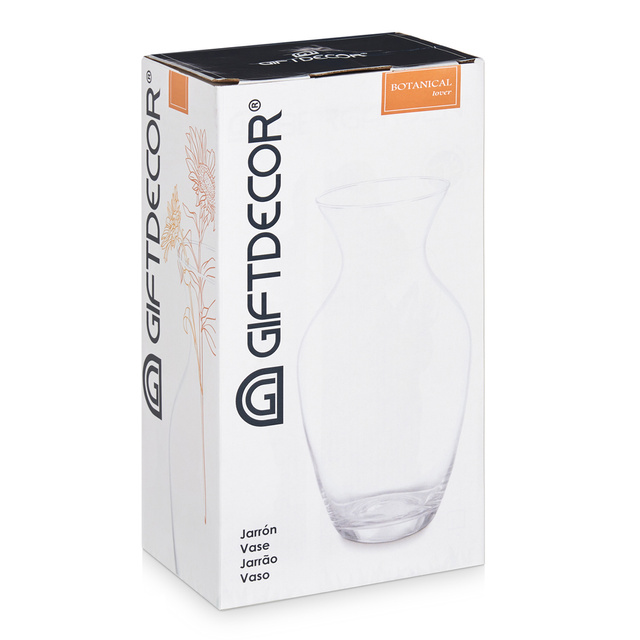 Vază carafă din sticlă VILO, 30 cm