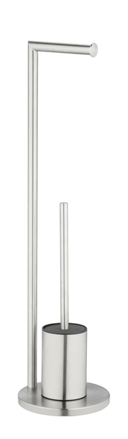 Suport pentru peria de toaleta FERLA cu suport pentru hartie, 2 în 1