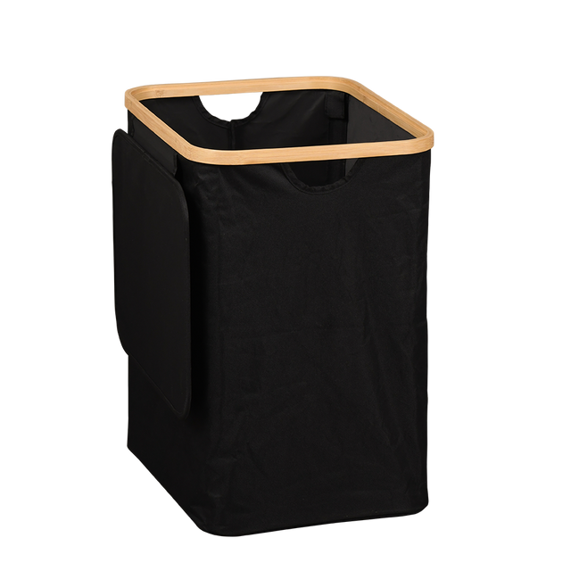 Cos de rufe cu rama din bambus, 41 x 33 cm