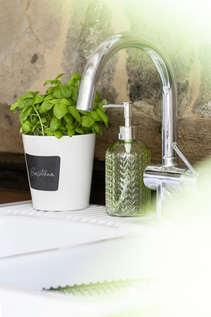 Ghiveci din ceramică WAIA, alb, ∅ 13, WENKO