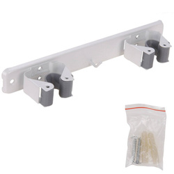 Suport pentru accesorii de gradina, montaj pe perete, alb
