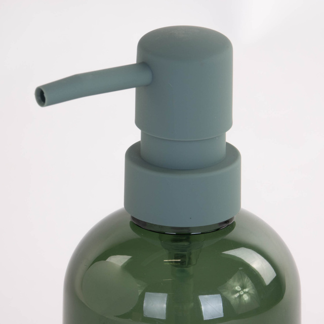 Dispenser sapun lichid din plastic, kaki, 7 x 17,5 cm