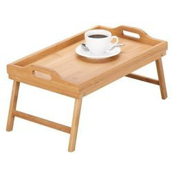 Mese de mic dejun, tavă din bambus cu picioare, 50x30 cm, ZELLER