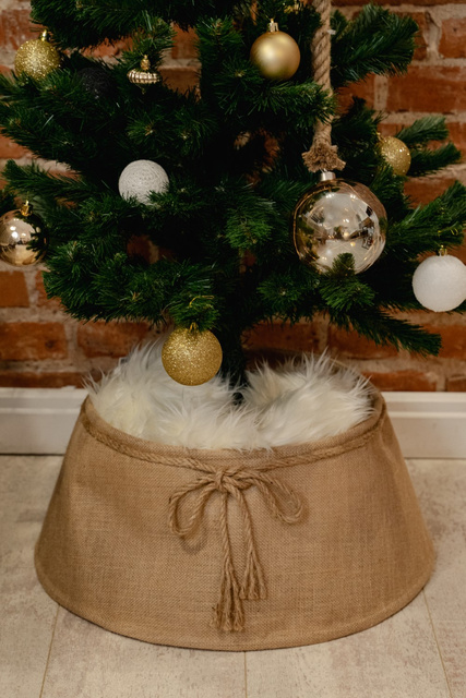 Lampa cu LED pe frânghie, diametru 12 cm