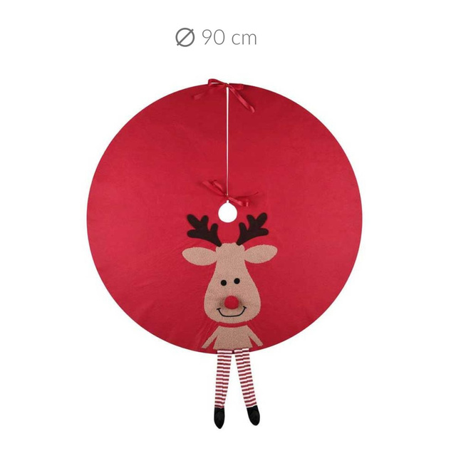 Covor sub brad FALALA, Ø 90 cm, Moș Crăciun