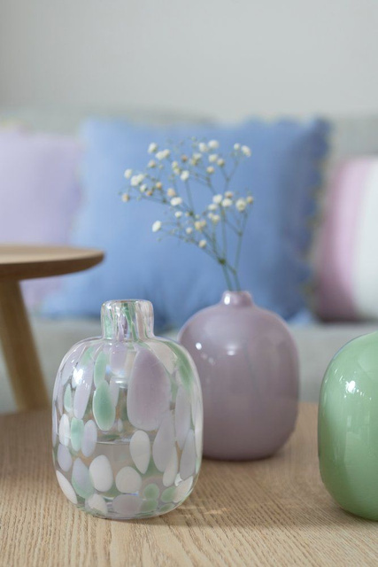 Vază de sticlă OMBRA, 13 cm, design unic