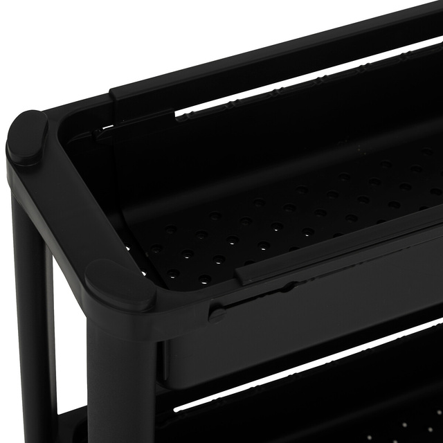 Raft extensibil cu 4 coșuri PP Neo negru