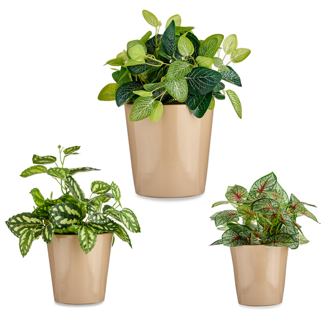 Set ghivece ceramice CONICAL, 3 buc