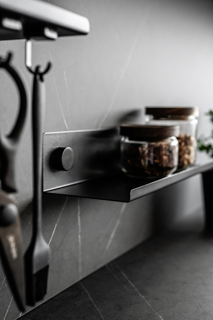 Raft negru pentru condimente, JET, WENKO