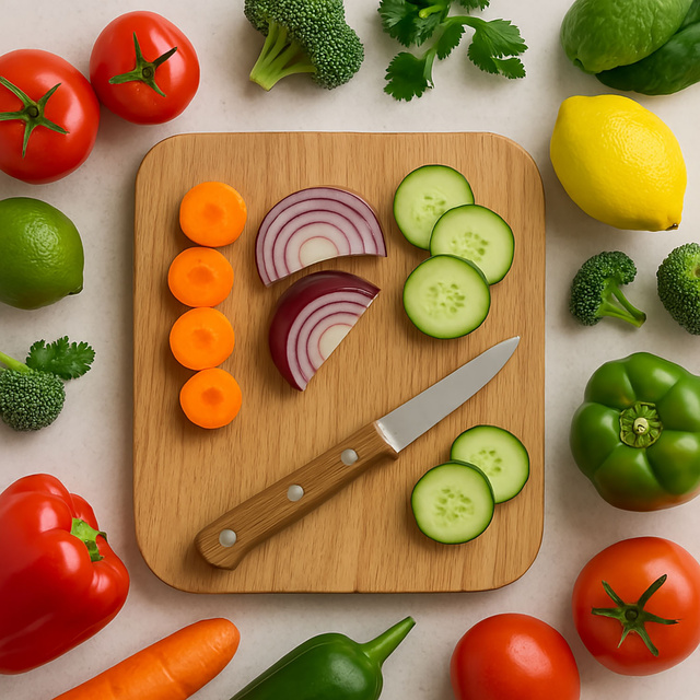 Cuțit pentru legume și fructe ELEGANCIA, inox, 20 cm