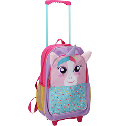 Valiza de calatorie pentru copii, cu rotile, 30 x 13 x 42 cm