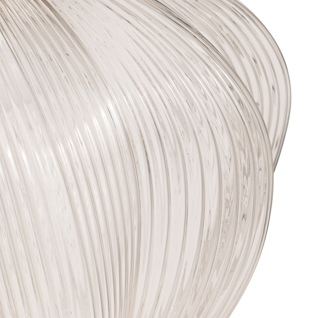 Lampa suspendată cu abajur din sticlă PHYLAS floare, Ø 27,5 cm