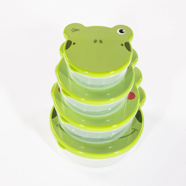 Set cutii cu motiv animal, 4 piese de diferite dimensiuni