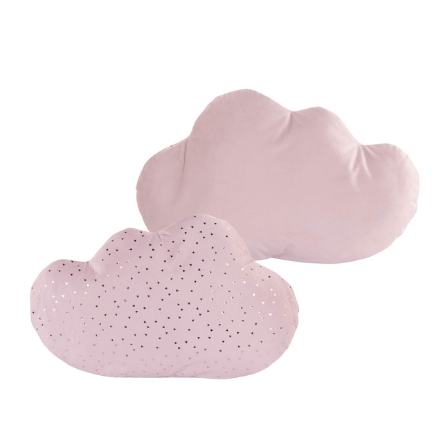 Perna decorativa din catifea cu model metalic