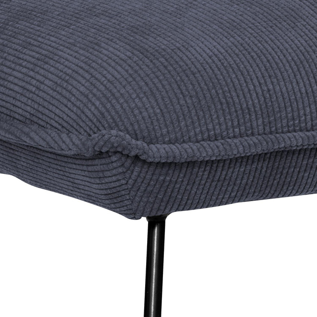 Scaun din catifea Moana, 83 x 75,5 x 64 cm