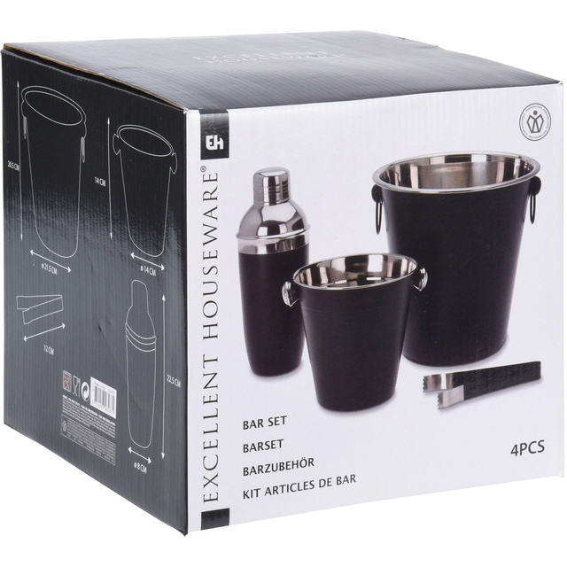 Set accesorii băuturi din inox, 4 buc