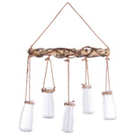 Pandantiv multifuncțional cu felinare de sticlă, decor de perete în stil etno