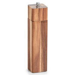 Rasnita manuala de sare si piper, 21 x 5 cm, lemn de salcam, ZELLER