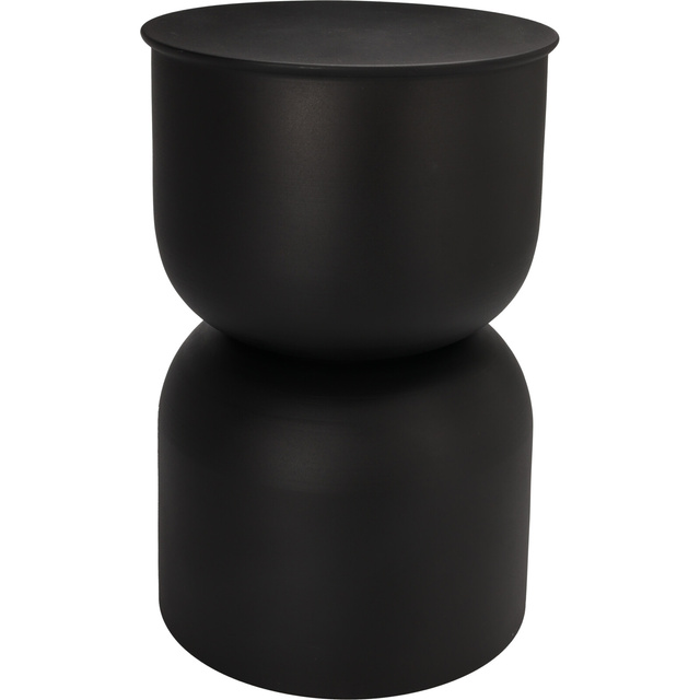 Masa coloană DISA, mată, Ø 31 cm, neagră