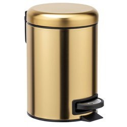 Coș de baie LEMAN, 3 L, WENKO, auriu