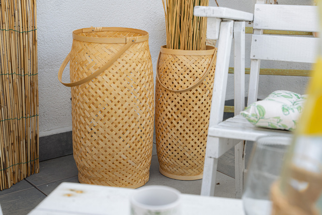 Set felinare de bambus RITUALITATE, 3 bucăți