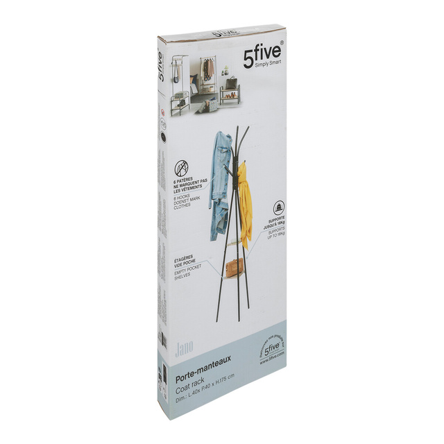 Cuier cu picioare cu doua rafturi, JANO, 175 cm