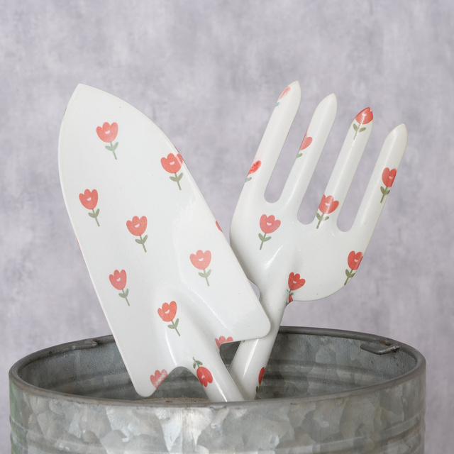 Unelte de gradina Lilly: mini-lopata si mini-furca, 2 elemente