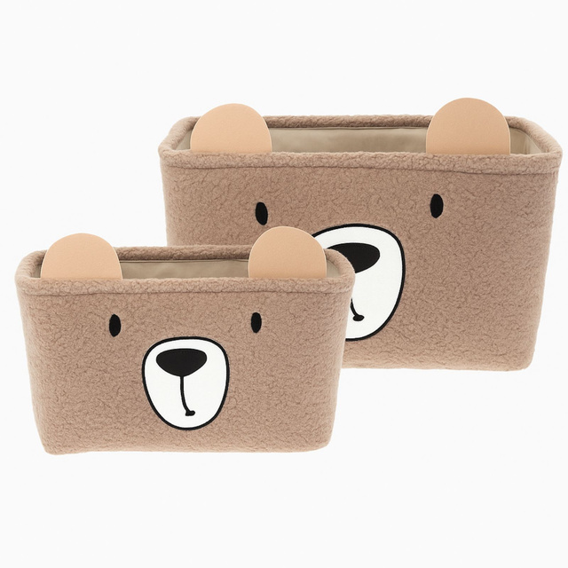 Coșulețe de jucării din pluș NIMI, 2 bucăți