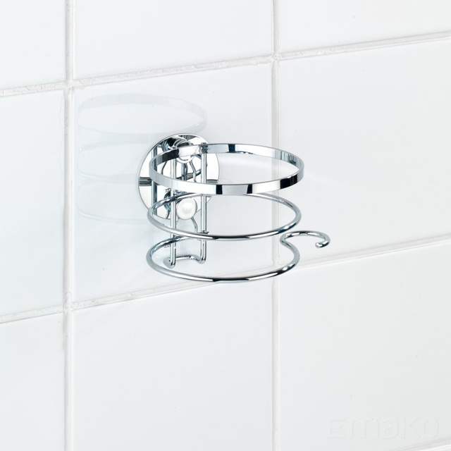 Suport pentru uscător de păr, Turbo-Loc - oțel inoxidabil, WENKO