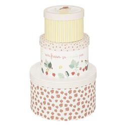 Set 3 cutii Summer, colorate, diferite marimi