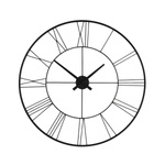 Ceas de perete în stil industrial ARATIO, Ø 70 cm, negru