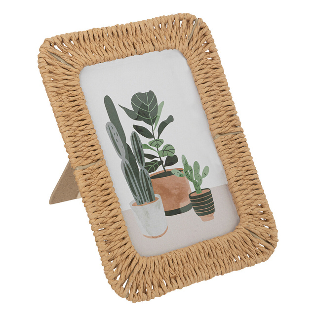 Rama foto verticală JILY, împletita, 20 x 15 cm