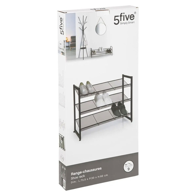 Pantofar metalic, 3 niveluri