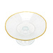 Platou pentru tort cu margine aurie DATURA, 21 cm