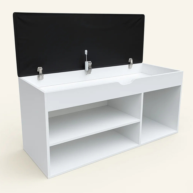 Dulap pentru pantofi cu loc de șezut TRIA, 80 x 43 x 30 cm