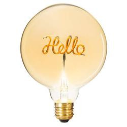 Bec decorativ HELLO, LED, chihlimbar