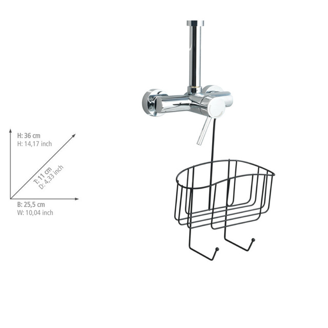 Organizator de dus pentru montare pe baterie MARTOS
