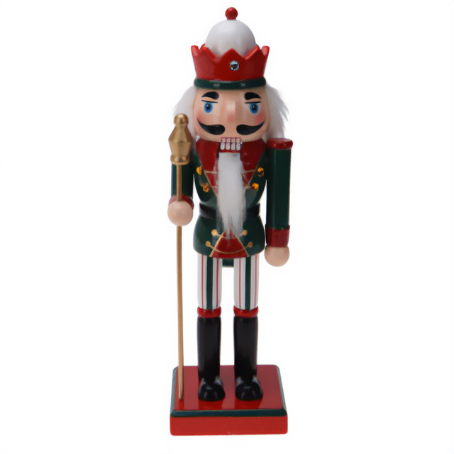 Bunicel de nuci, figură din lemn de pin, 25 cm