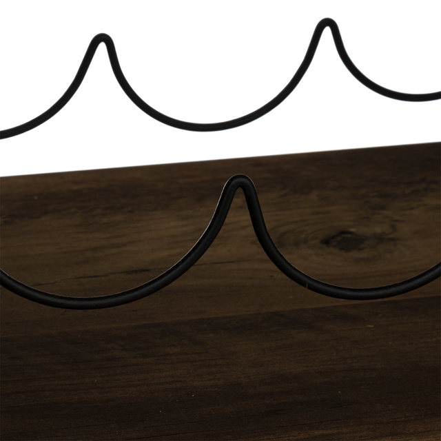 Raft pentru vin INDUS, 6 sticle, 31 x 31 cm