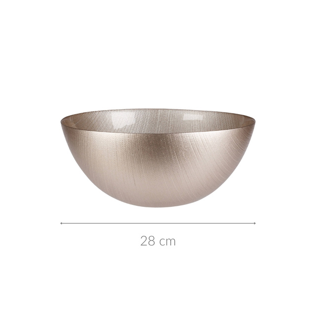 Bol de sticlă KARNEOL, Ø 28 cm