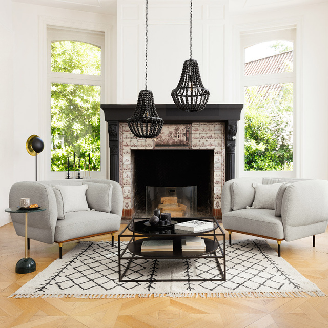 Lampă de podea metalică ESTEE, 144 cm